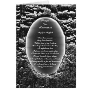 Prayer For Restoration Cards