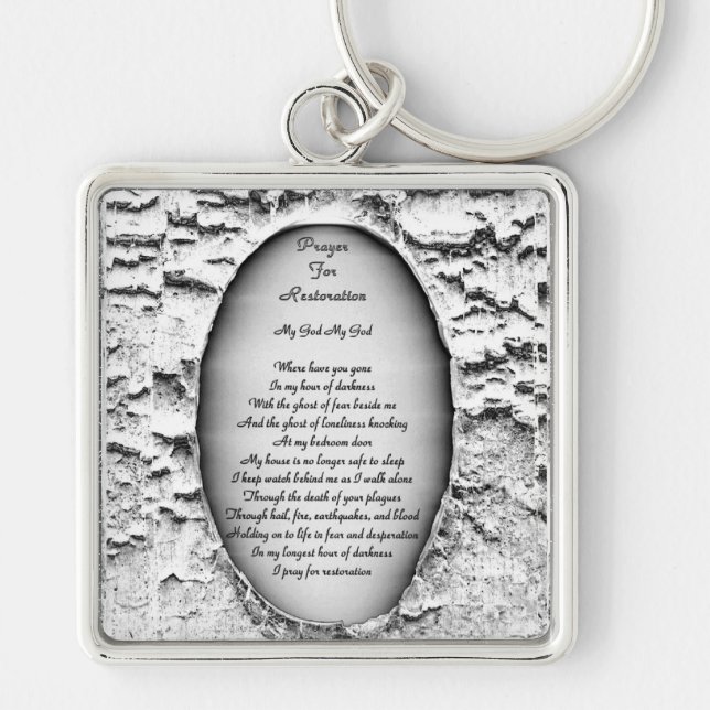 Prayer for Restoration Keychain (Front)