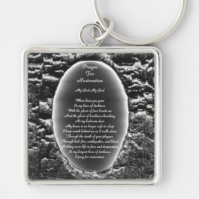 Prayer for Restoration Keychain (Front)