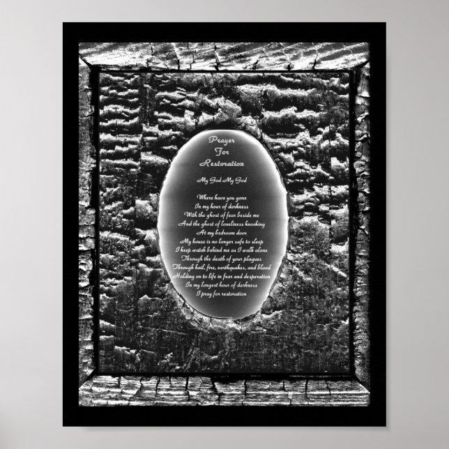 Prayer For Restoration Poster (Front)