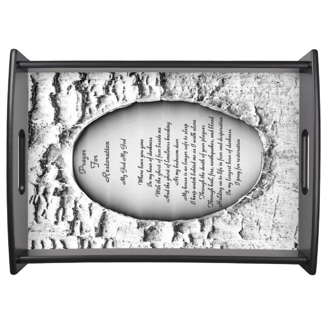 Prayer For Restoration Serving Tray (Front)