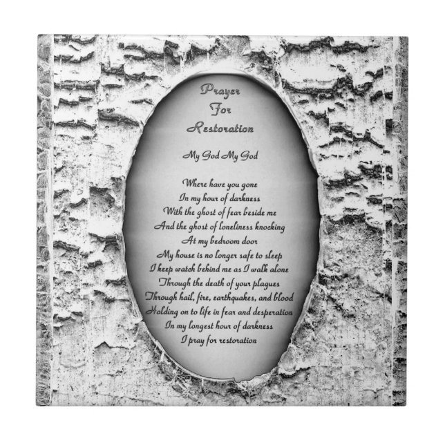 Prayer For Restoration Tile (Front)