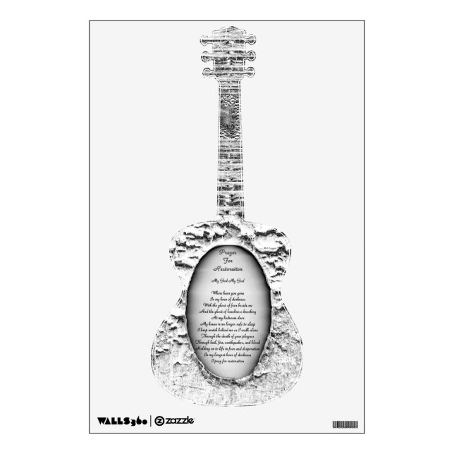 Prayer For Restoration Wall Decal (Front)