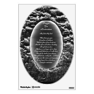 Prayer For Restoration Wall Sticker