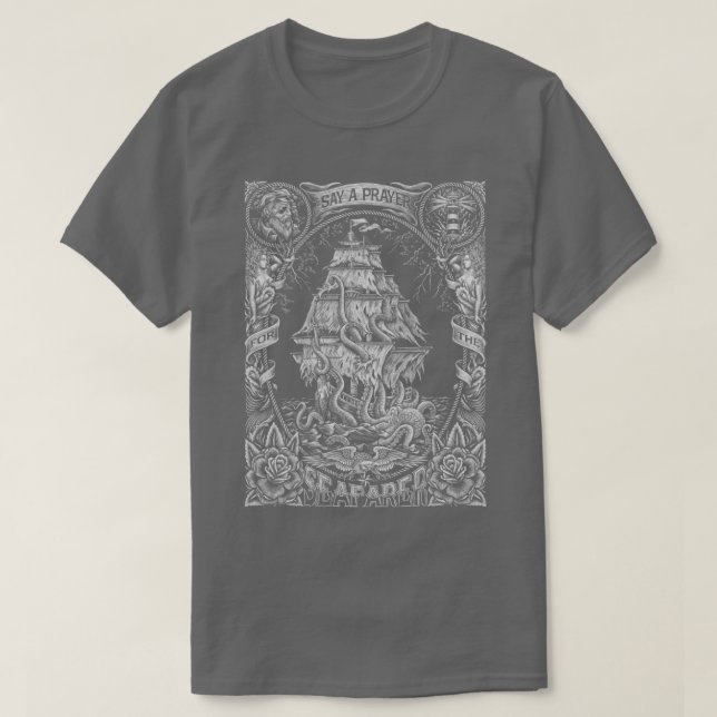 Prayer for the Seafarer T-Shirt (Design Front)