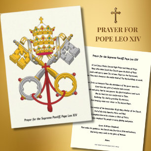 Prayer for the Supreme Pontiff Pope Leo XIV Holy