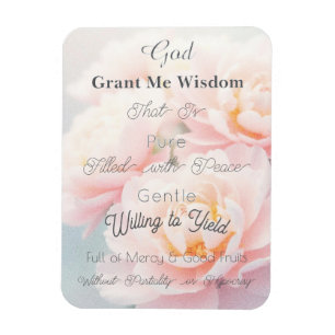 Prayer for Wisdom: Flexible magnet card