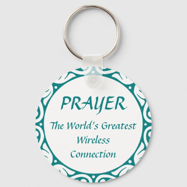 PRAYER - Greatest Wireless Connection Keychain (Front)