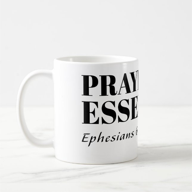 Prayer Is Essential Mug (Left)