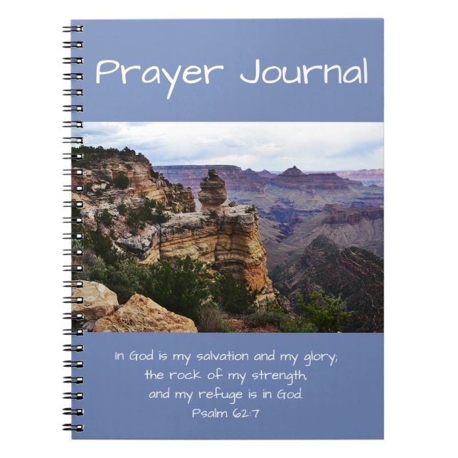 Prayer Journal Bible Verse Grand Canyon View (Front)