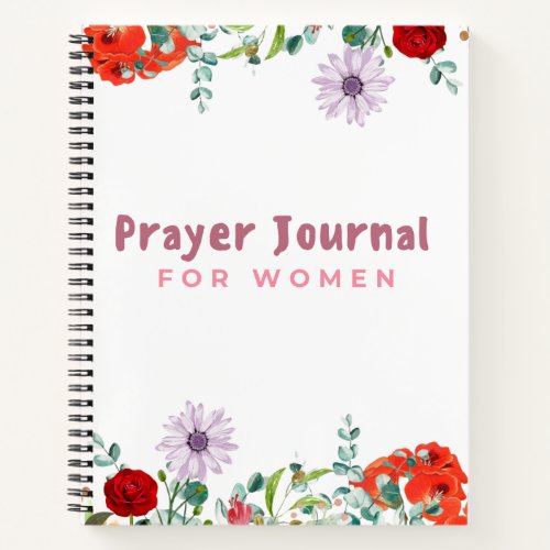 Prayer Journal For Women _ Spiral Bound
