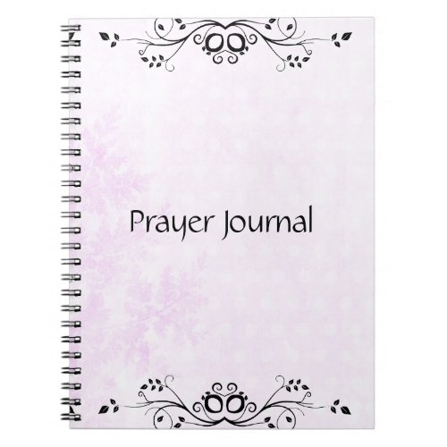 Prayer Journal Notebook in Pink