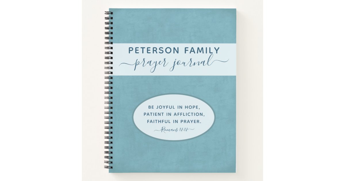 Family Photo Prayer Journal