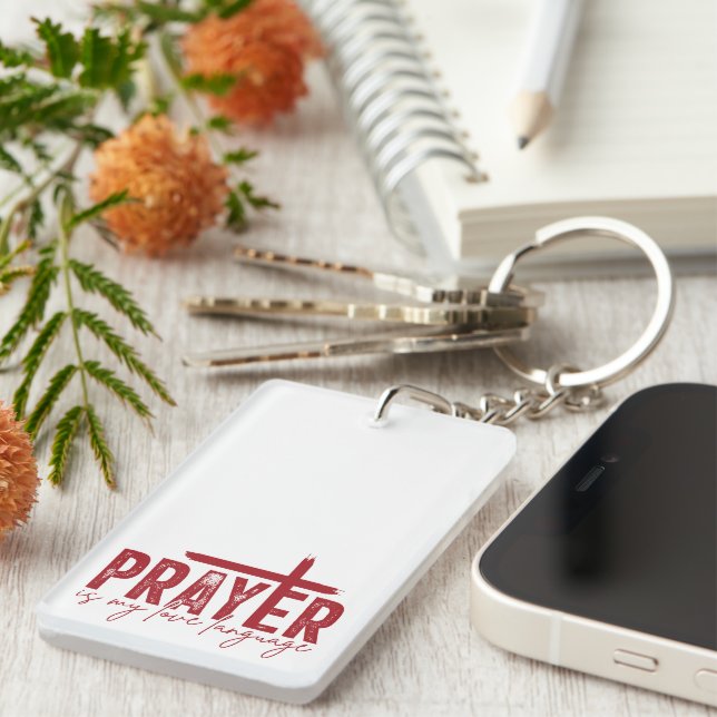 Prayer Keychain (Front Right)