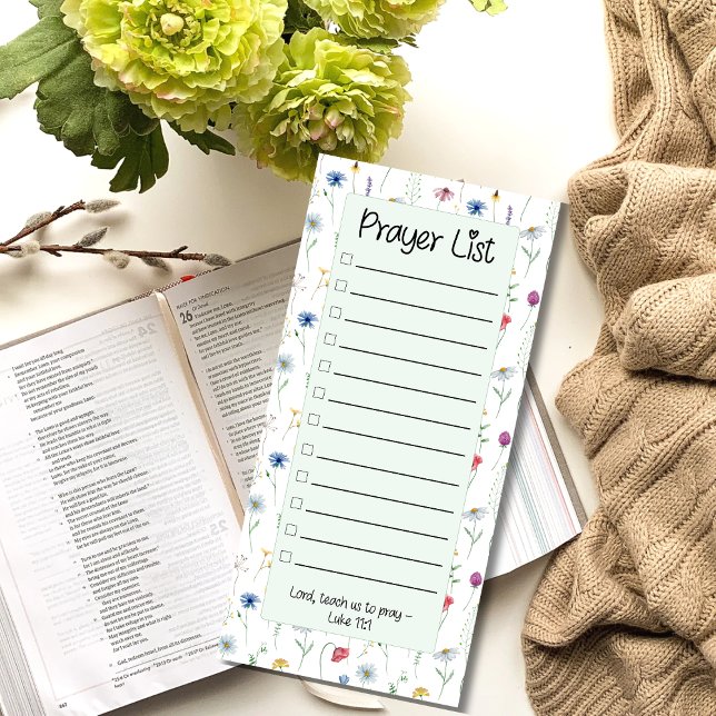 Prayer List - Lined and Checkboxes Magnetic Notepad (Creator Uploaded)