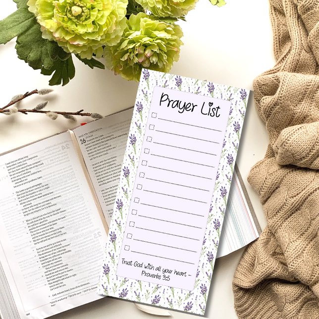 Prayer List - Lined and Checkboxes Magnetic Notepad (Creator Uploaded)