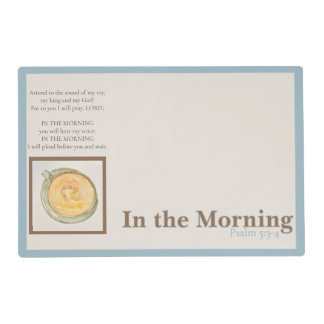 Prayer Mat: In the Morning — Coffee Time Placemat