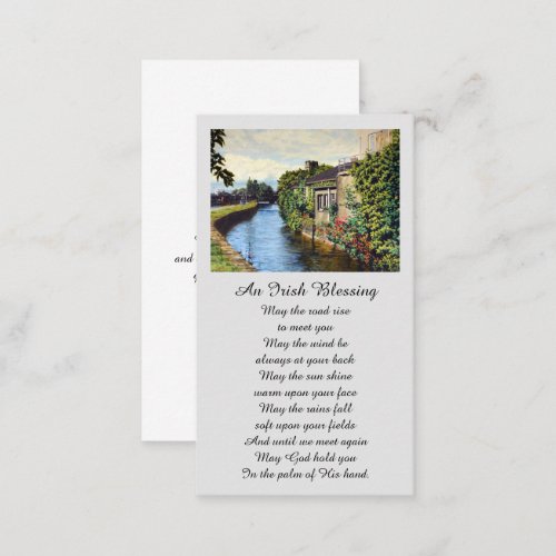 Prayer Memorial Blessing Card