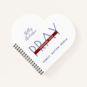 Prayer Notes Freedom 2026 Notebook