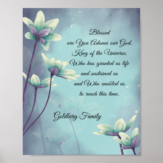 Prayer of Gratitude Thanksgiving Giclee Art Poster (Front)