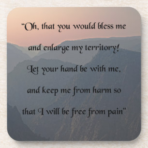 Prayer of Jabez Beverage Coaster