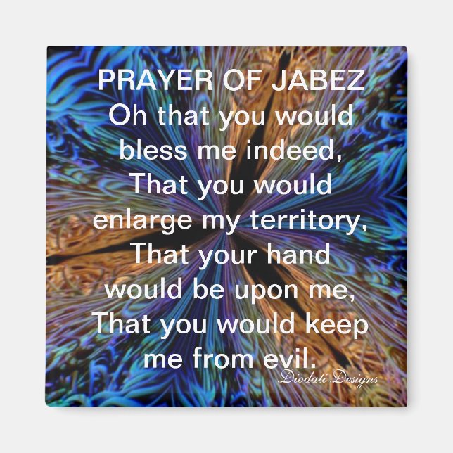 Prayer of Jabez Kalidoscope Magnet (Front)