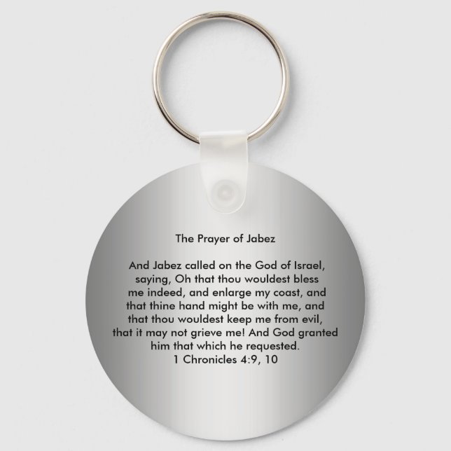 Prayer of Jabez Keychain (Front)