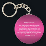 Prayer of Jabez Keychain<br><div class="desc">The Prayer of Jabez, design keychain, to empower and encourage</div>