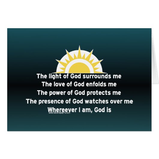 Prayer of Protection (Front Horizontal)