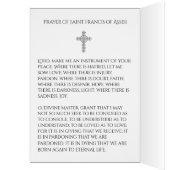 Prayer of Saint Francis of Assisi Stained Glass Cards (Inside (Left))