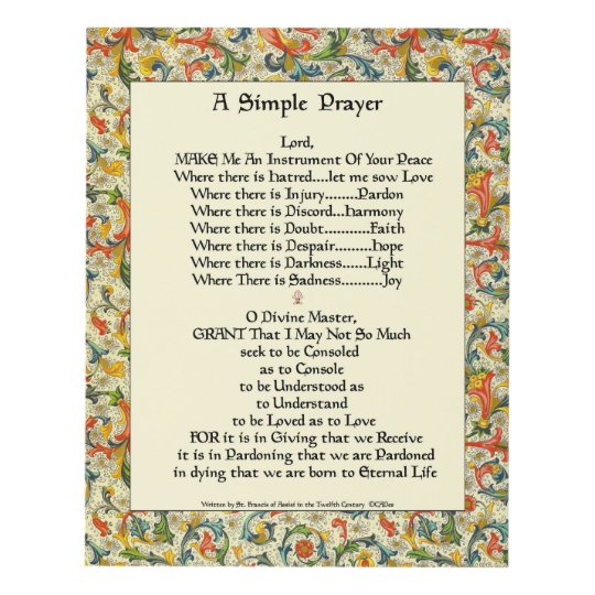 Prayer of Saint St. Francis of Assisi 15:17 Paris Panel ...