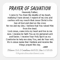 PRAYER OF SALVATION