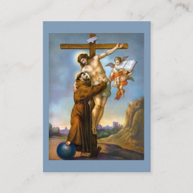 Prayer of St. Francis of Assisi Holy Cards (Front)