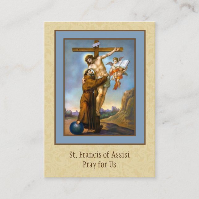 Prayer of St. Francis of Assisi Holy Cards (Front)