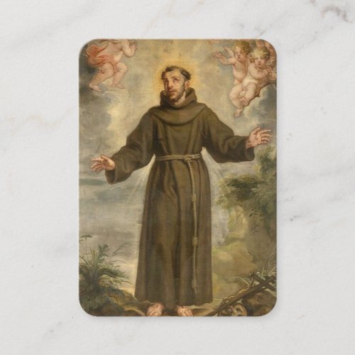 Prayer of St Francis of Assisi Holy Prayer Card