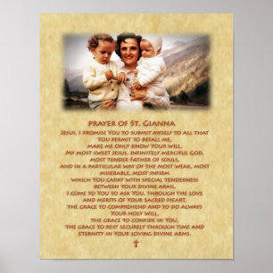 Prayer of St. Gianna Molla Poster