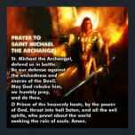 Prayer of St. Michael Poster<br><div class="desc">I have always loved this prayer.</div>