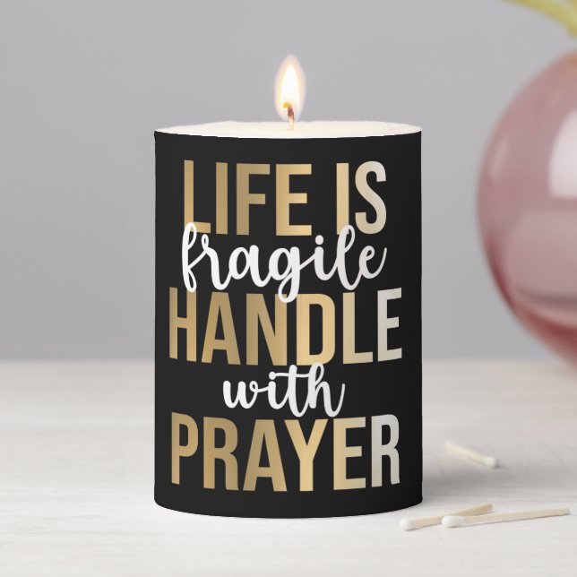 Prayer Pillar Candle (In Situ)