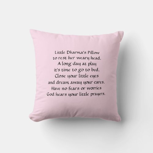 Prayer Pillow for children