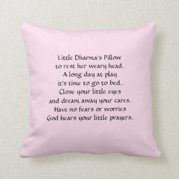 Prayer Pillow For Children by FloralZoom at Zazzle