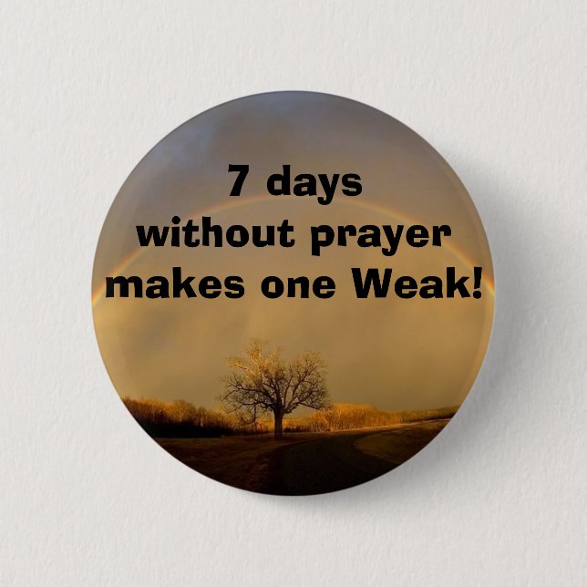 Prayer Pinback Button (Front)