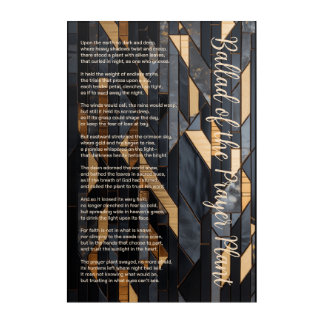 Prayer Plant Ballad Acrylic Print