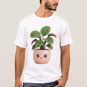 Prayer Plant Kawaii Indoor Plant T-Shirt