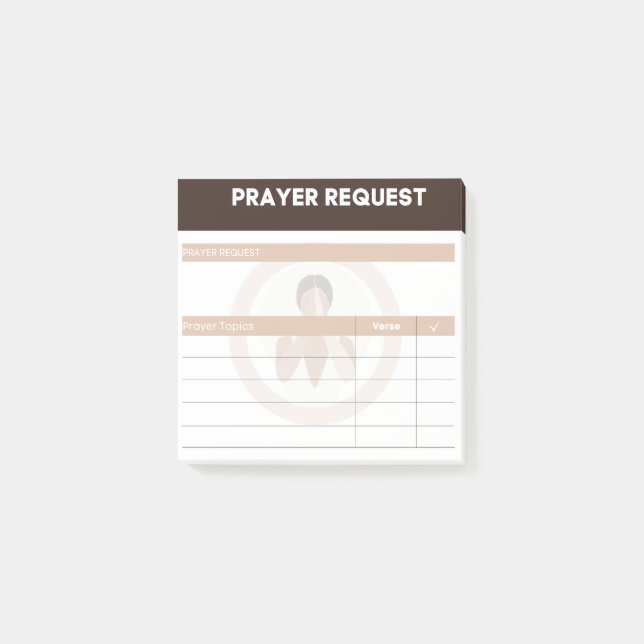 Prayer Request Note (Front)