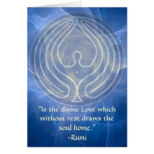 Prayer-Rumi and Poetic Art Cards (Front)