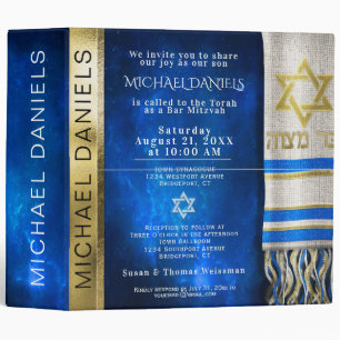 Prayer Shawl Artwork 3 Ring Binder