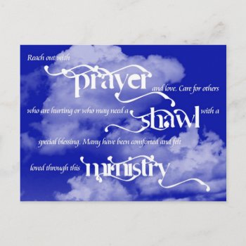 Prayer Shawl Ministry Post Card by DesignsbyLisa at Zazzle
