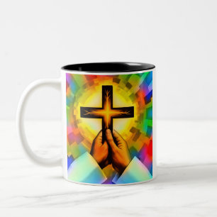 Prayer time Two-Tone coffee mug