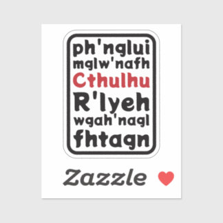 Prayer To Cthulhu Sticker
