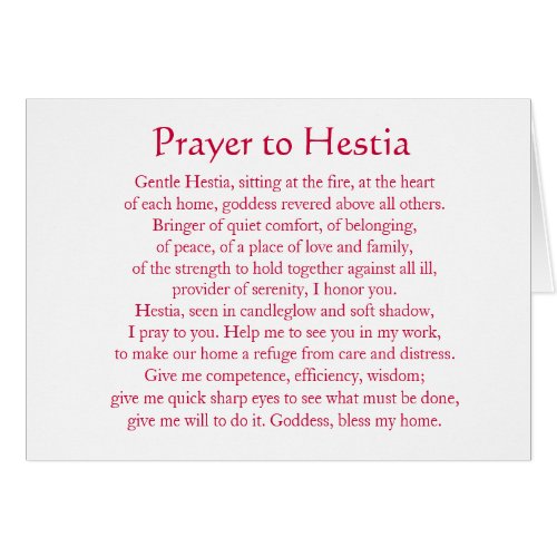Prayer to Hestia